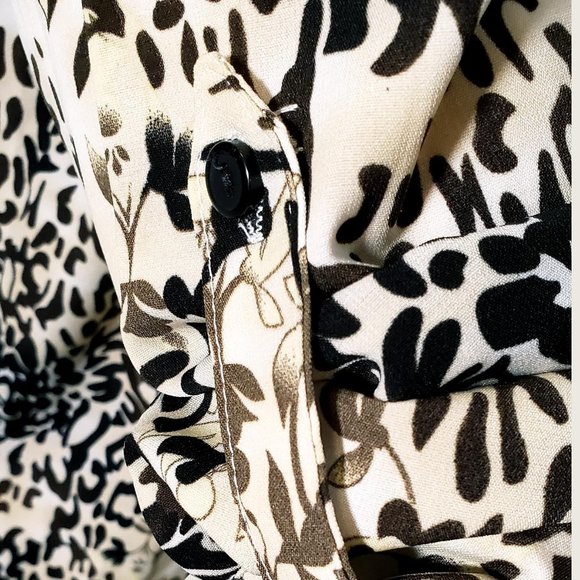 NY Collection Woman Leopard Print Blouse NWOT - Picture 6 of 8